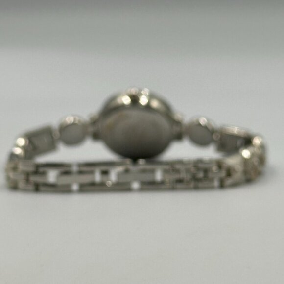 3 for $30 Rhinestone Band Watch Women Silver Blue Mother of Pearl Dial Works - Picture 11 of 16